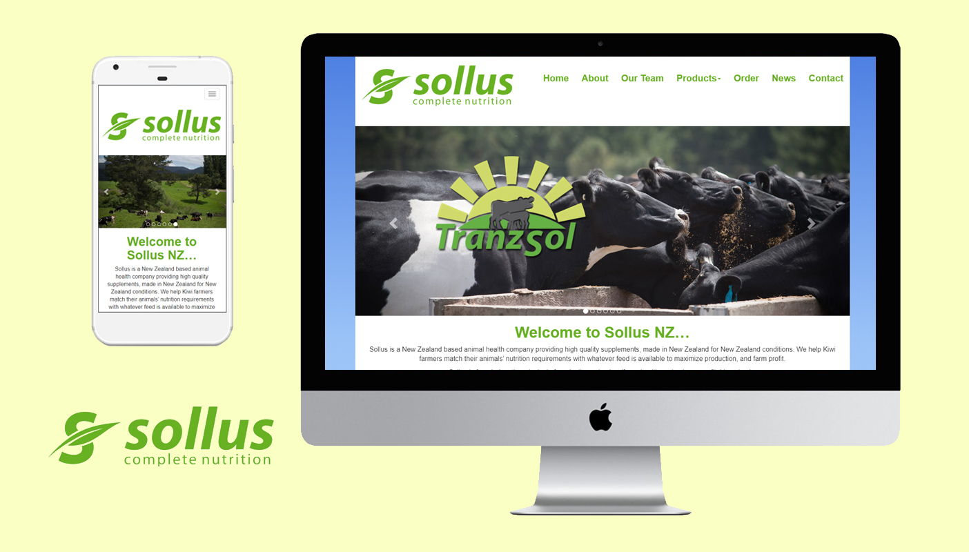 Acre Technologies Website built a fully responsive SEO ready website for Sollus
